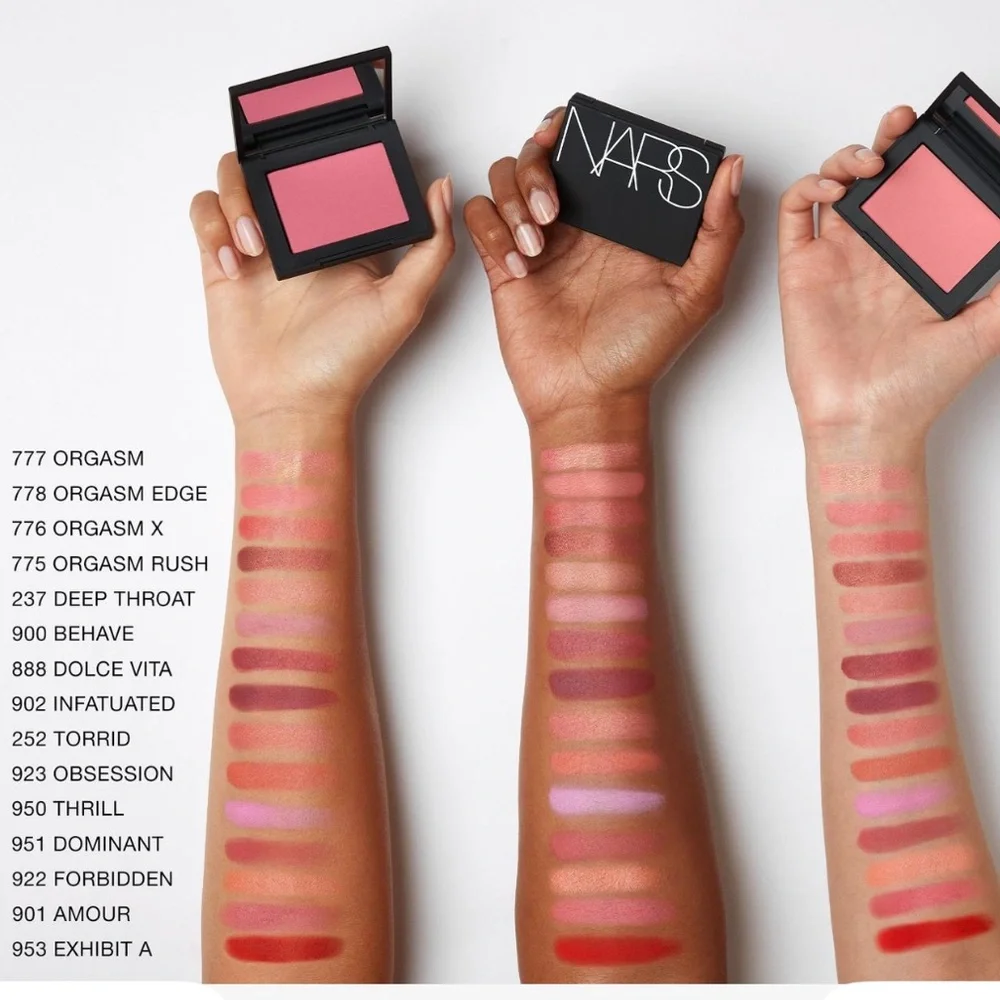 NARS Blush in Behave Mini Travel Purse Size 0.04oz NIB Matte Pink Mauve